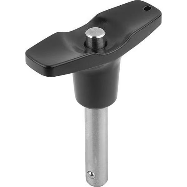 Ball lock pin, cast zinc handle, Kipp, Mfr#: K0793.206308025